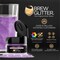 Brew Glitter - Light Purple Edible Drink Glitter (4g, x1 Flip-Cap Jar) for Beer, Cocktails and Beverages